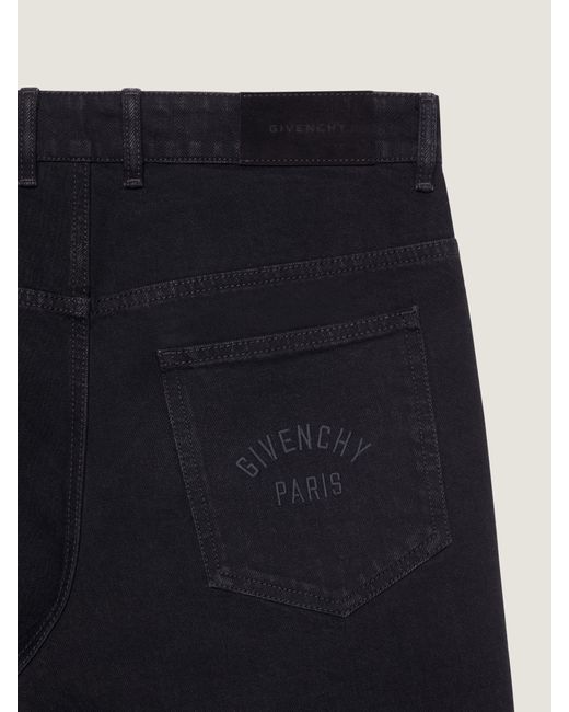 Jeans dritti in denim di Givenchy in Blue da Uomo