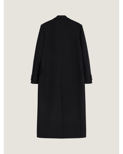 Givenchy Black Long Tailored Coat