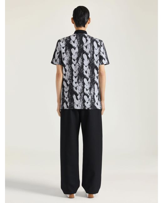 Polo en jacquard Hair Givenchy pour homme en coloris Black