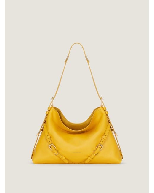 Givenchy Black Medium Voyou Bag Shiny Leather