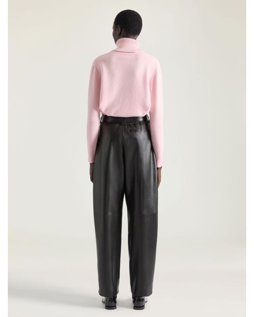 Pullover dolcevita in lana e cachemire con Paris 1952 di Givenchy in Pink