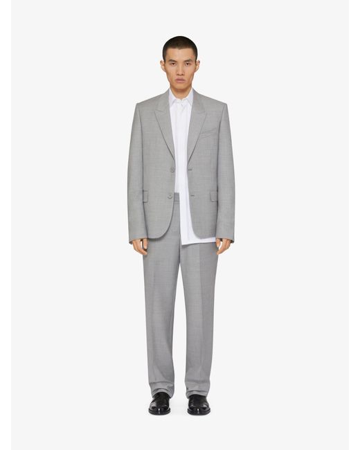 Givenchy Gray Tailored Pants for men