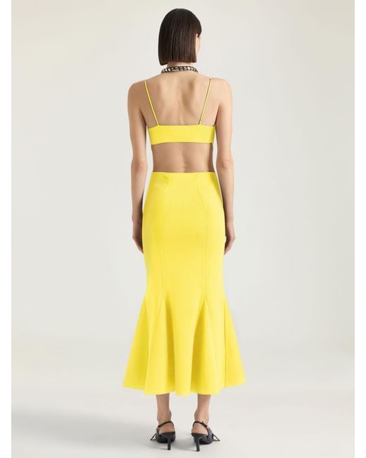 Givenchy Yellow Long Dress