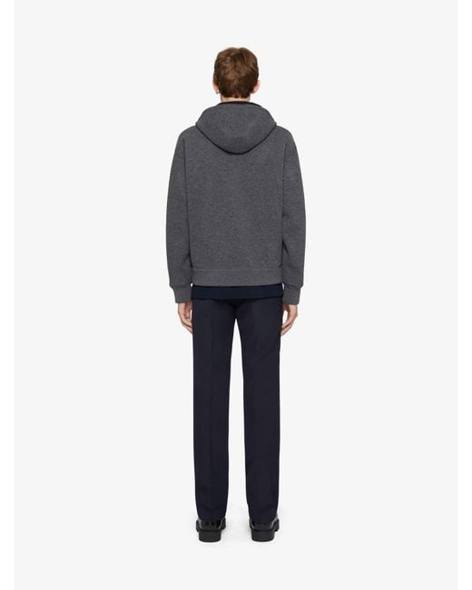 Givenchy Gray Boxy Fit Hoodie for men