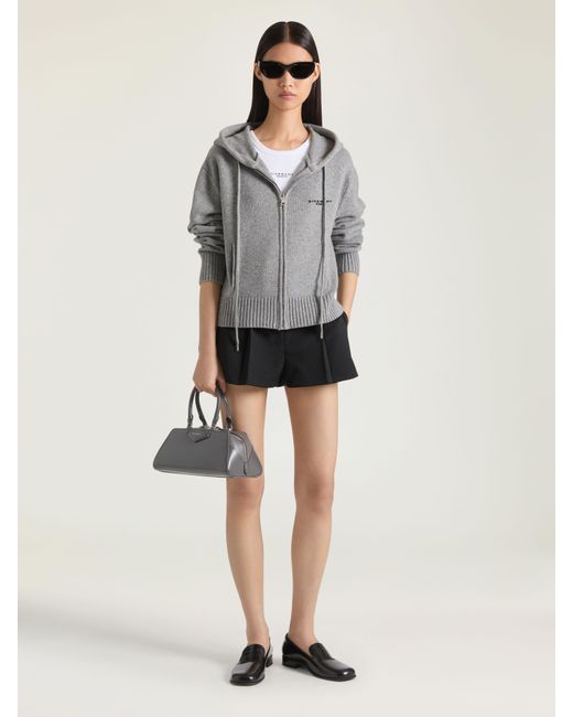 Givenchy Black Pleated Shorts