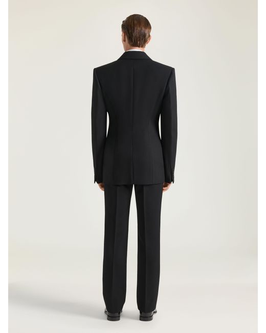 Givenchy Black Single-Breasted Form Fit Jacket for men