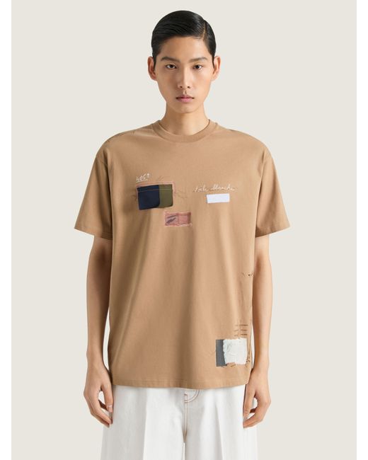 T-shirt en coton avec motif Trompe l'Œil Givenchy pour homme en coloris Natural