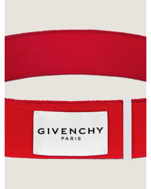 Givenchy Red Long Belt