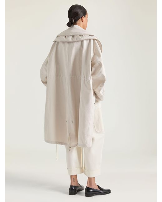 Givenchy Natural Parka With Zipped Shawl Collar