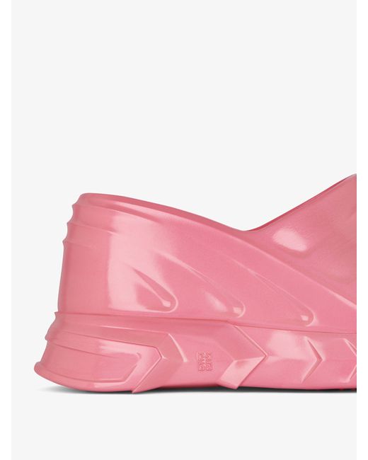 Givenchy Pink Marshmallow Wedge Sandals