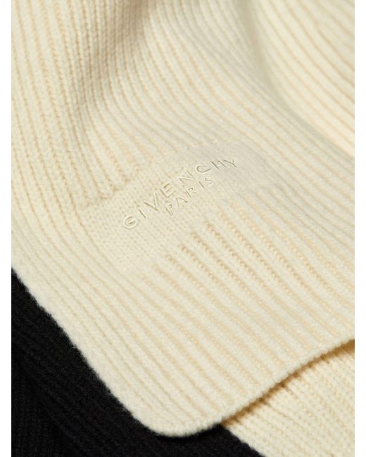 Givenchy Natural Bicolor Scarf for men