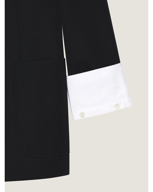 Givenchy Black Double-Breasted Slim Fit Jacket for men
