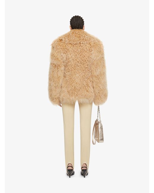 Cappotto in pelliccia di Givenchy in Natural