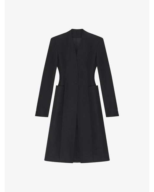 Givenchy Black Fitted Coat
