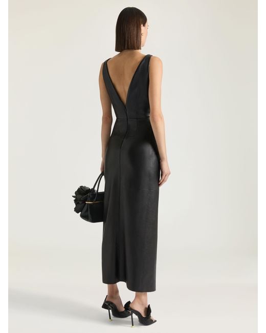 Givenchy Black Long Wrapped Dress