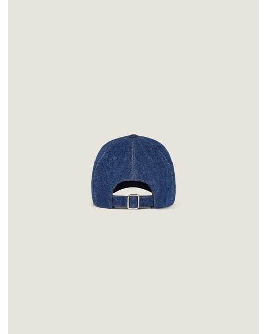 Givenchy Blue Embroidered Cap for men
