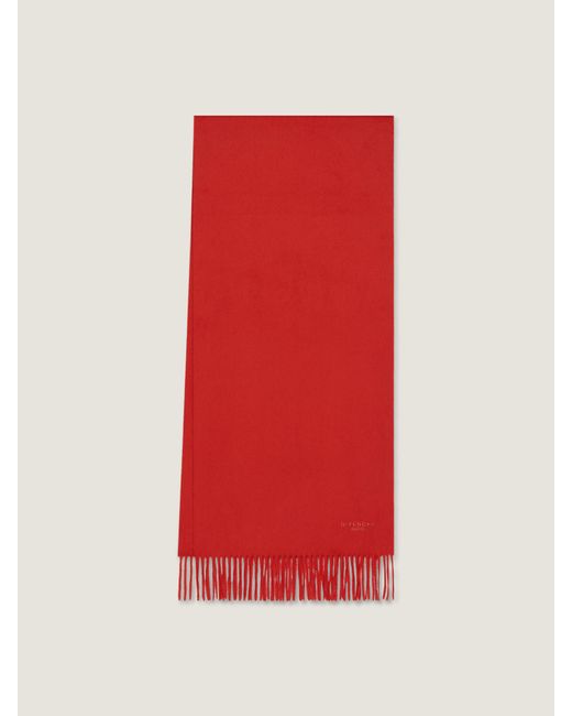 Givenchy Red Paris Scarf for men