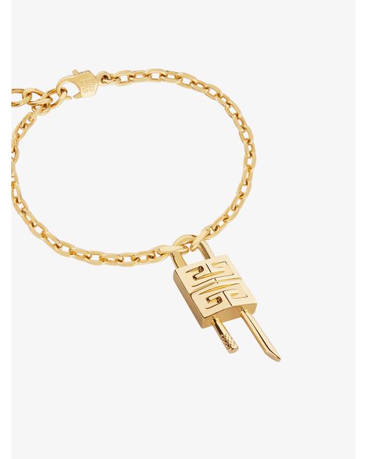 Givenchy Metallic Mini Lock Bracelet