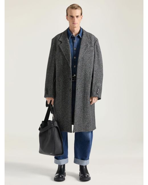 Givenchy Gray Tailored Coat for men