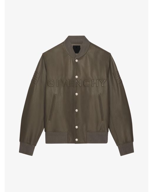 Givenchy Brown Varsity Jacket for men
