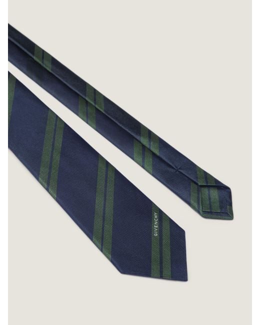 Givenchy Blue Double Stripes Tie for men