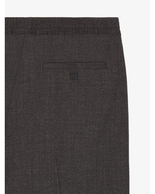 Pantalon de jogging en laine Givenchy pour homme en coloris Gray
