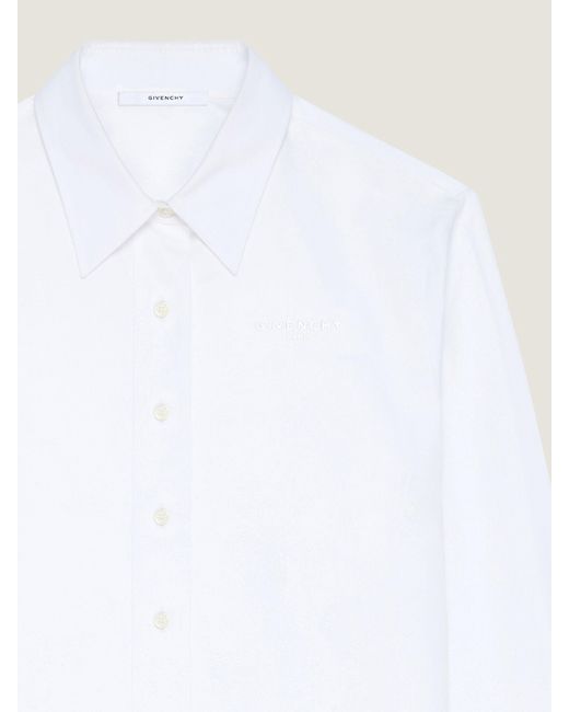 Givenchy White Logo Shirt