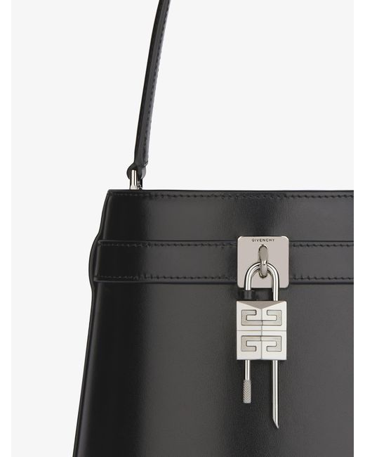 Givenchy Black Shark Lock Bucket Bag