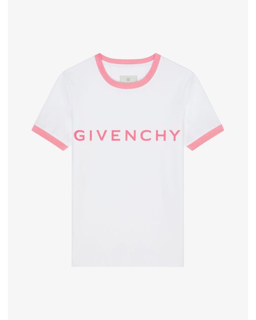 Givenchy White Archetype Slim Fit T-Shirt