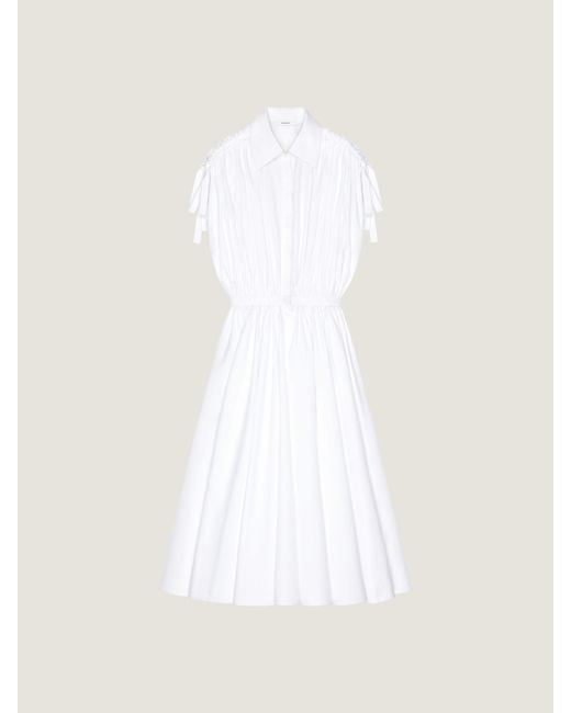 Givenchy White Long Shirt Dress