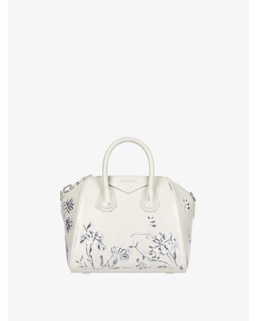 Givenchy White Mini Antigona Bag