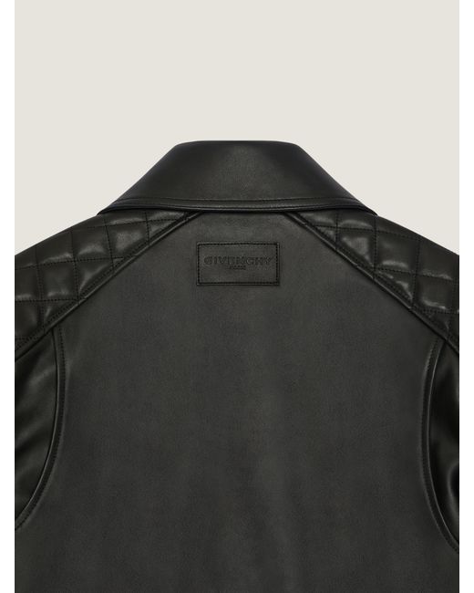 Givenchy Black Zipped Biker Blouson for men
