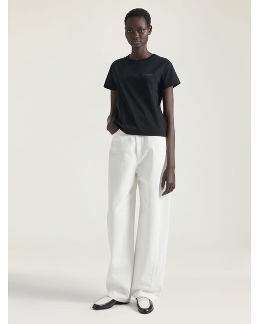 T-shirt in cotone con applicazione di Givenchy in Black
