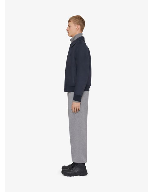 Pantaloni da jogging in tessuto garzato con dettaglio 4G di Givenchy in Gray da Uomo