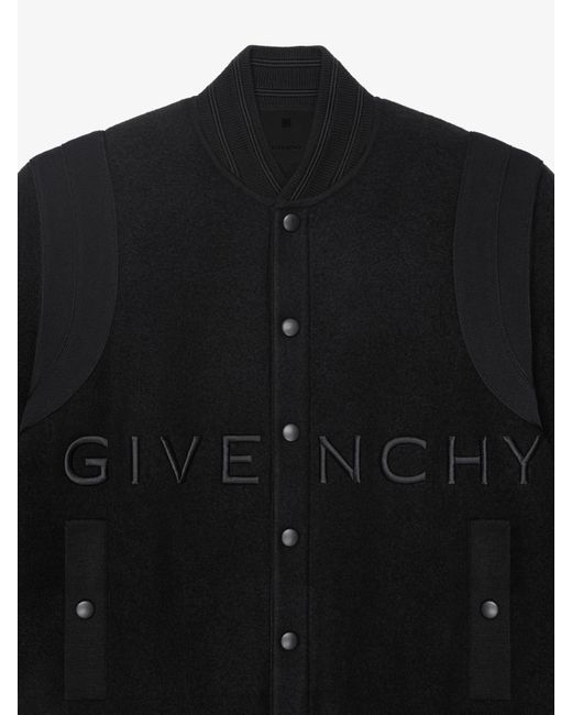 Givenchy Black Varsity Jacket for men