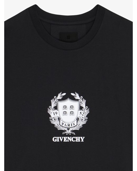 Givenchy Black Crest T-Shirt for men