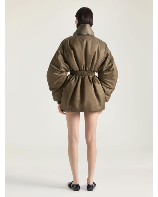 Givenchy Natural Hourglass Bomber With Zipped Shawl Collar