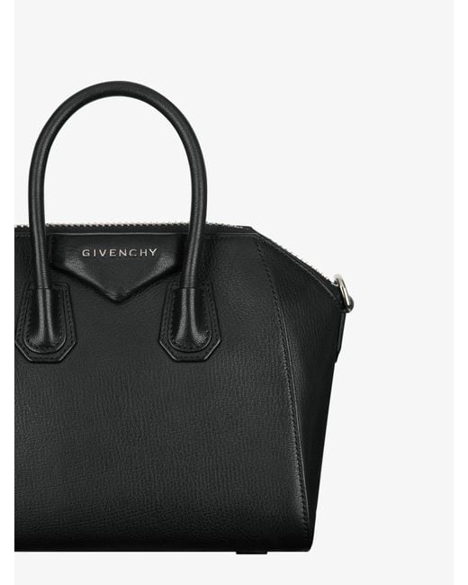 Borsa Antigona mini di pelle fiore di Givenchy in Black