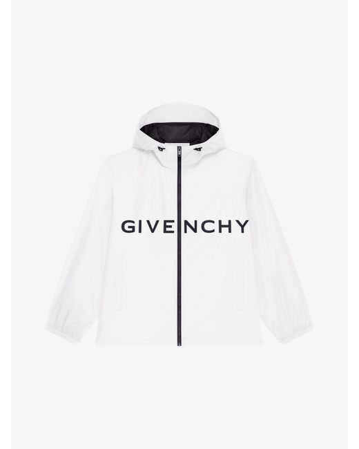 Giacca a vento in tessuto tecnico di Givenchy in White da Uomo