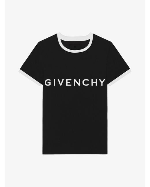 T-shirt slim Archetype in cotone di Givenchy in Black
