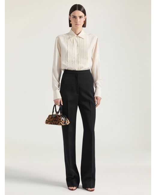 Givenchy Black Tuxedo Cigarette Pants