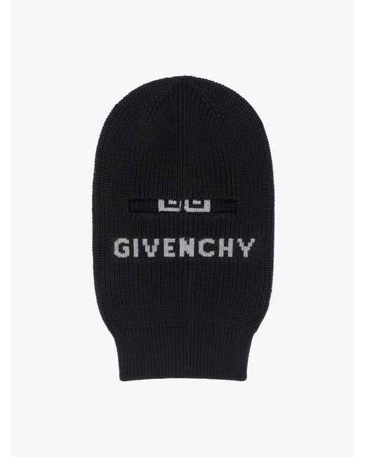 Givenchy Black 4G Knitted Balaclava for men