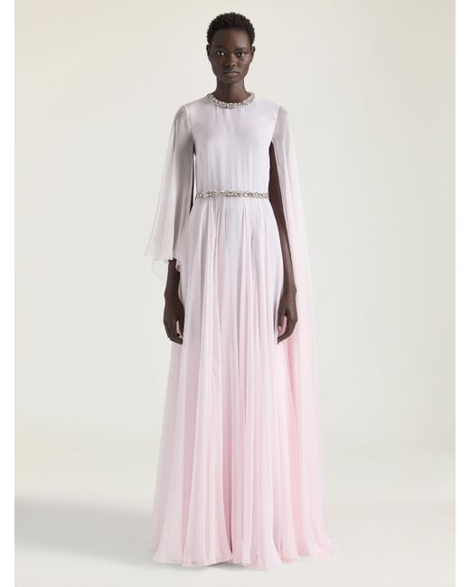 Givenchy Pink Draped Gown
