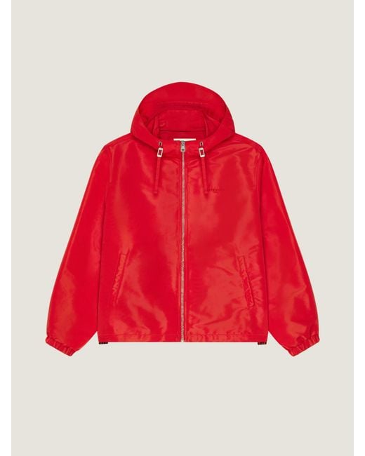 Givenchy Red Windbreaker for men