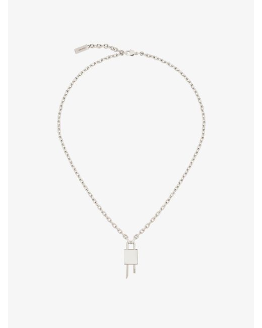 Givenchy Link Lock Pendant Necklace | saksfifthavenue | REVERSIBLE