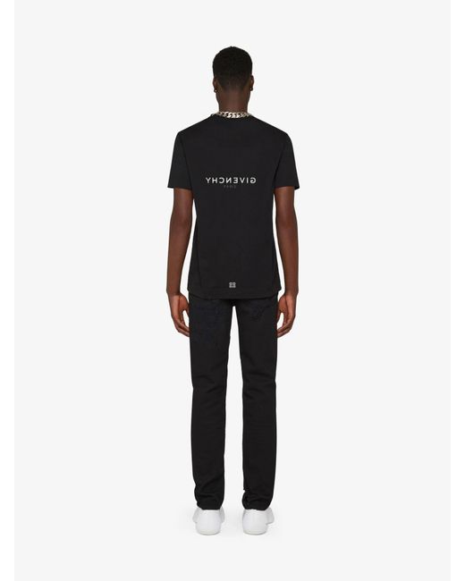 Givenchy Black Reverse Slim T-Shirt for men