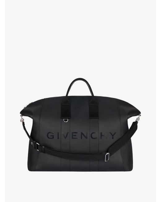 Givenchy Black Medium Antigona Sport Bag for men