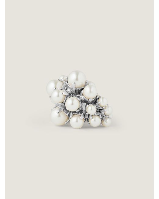 Givenchy Natural Crystal Pearl Earcuff