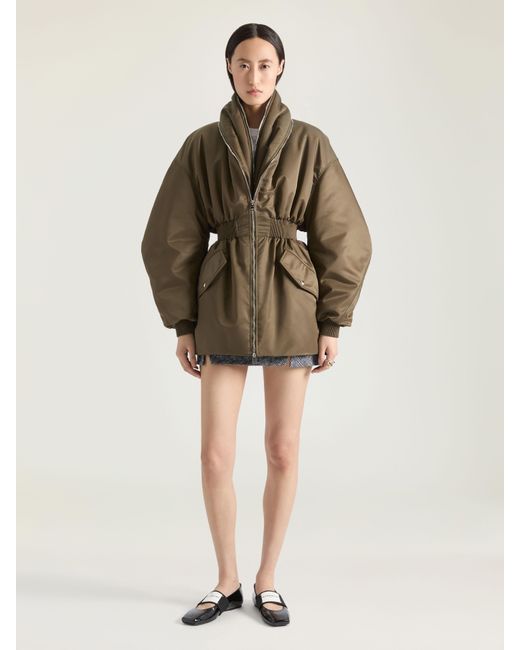 Givenchy Natural Hourglass Bomber With Zipped Shawl Collar