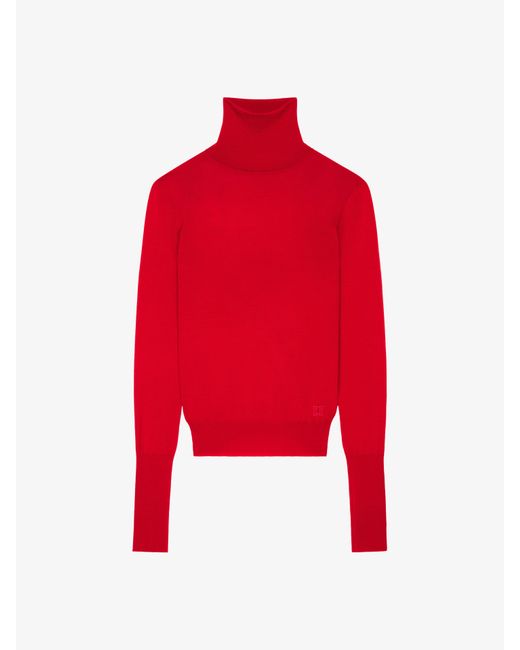 Givenchy Red Slim Fit Sweater